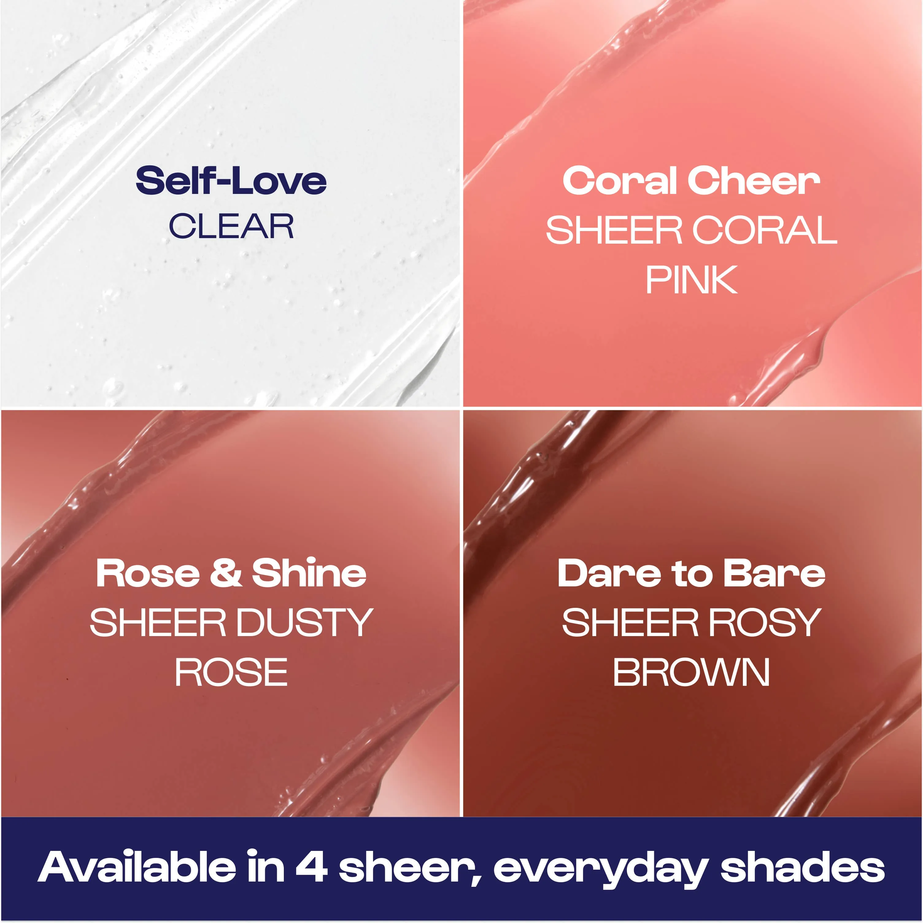 Alleyoop Makeup - Sheer Coral Cheer Lip Goals Glossy Lip Balm/ Gifts / SPA