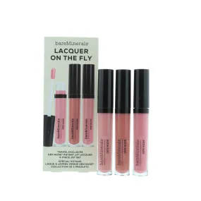 Bare Minerals Gen Nude Lip Lacquer Trio Set (3 x 3.7ml)