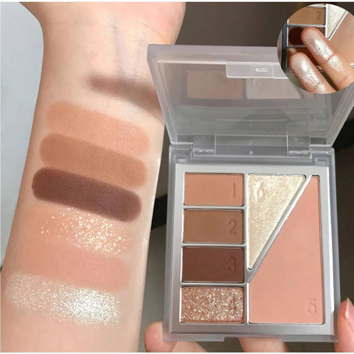 Bite-Size Eye shadows, Creamy, Blend able, Ultra-Pigmented, Easy to Apply,Matte & Shimmer