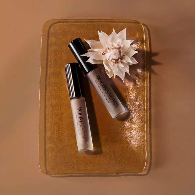 BOOM! by Cindy Joseph Cosmetics Boom Brow - Easy-to-Apply Lightweight Brow Mousse - Moisturizing, Subtle Definition, Volume, Shape & Color Enhancement (Medium Brown)