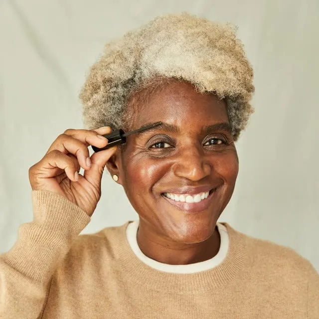BOOM! by Cindy Joseph Cosmetics Boom Brow - Easy-to-Apply Lightweight Brow Mousse - Moisturizing, Subtle Definition, Volume, Shape & Color Enhancement (Medium Brown)