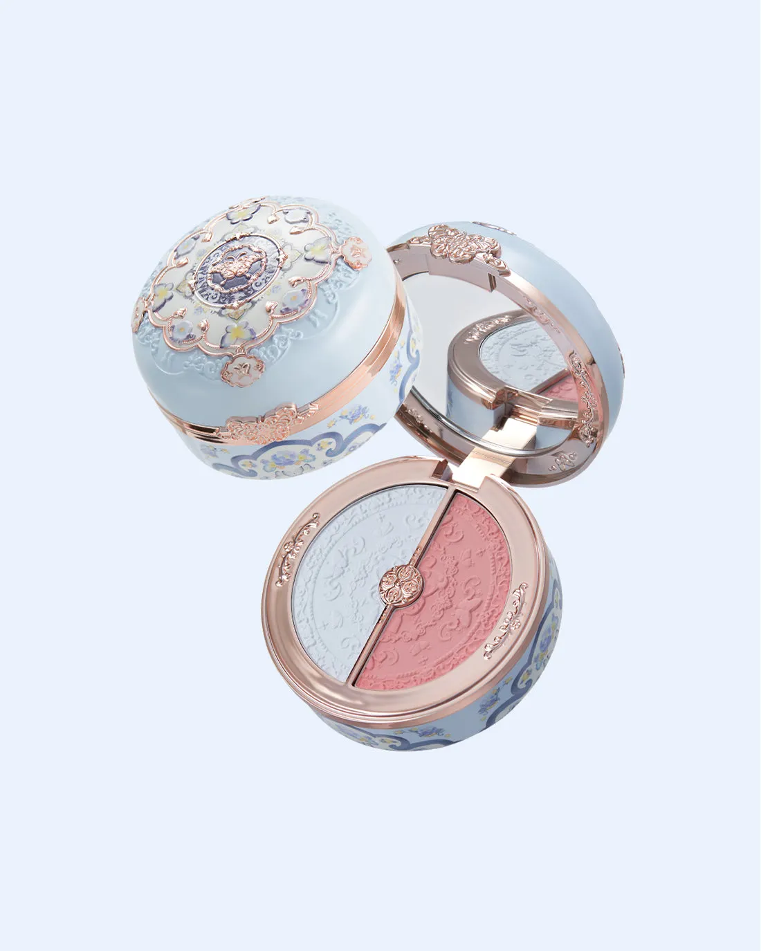 Butterfly Cloud Collar Rouge Box Highlighting & Blush Duo Powder