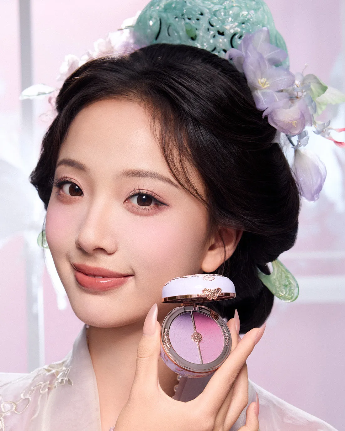 Butterfly Cloud Collar Rouge Box Highlighting & Blush Duo Powder