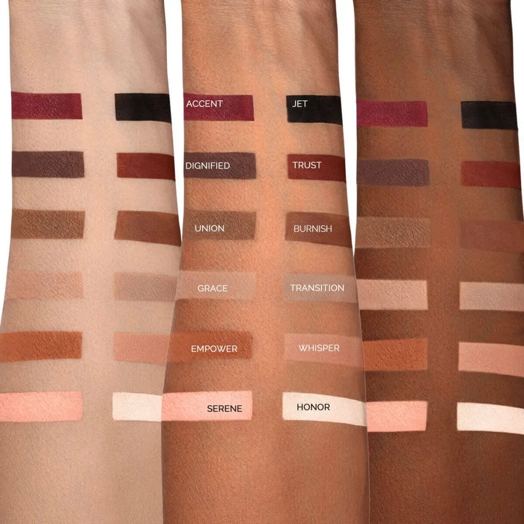 Cozzette Beauty Eyeshadow Palette in 12 Universal Matte Shades