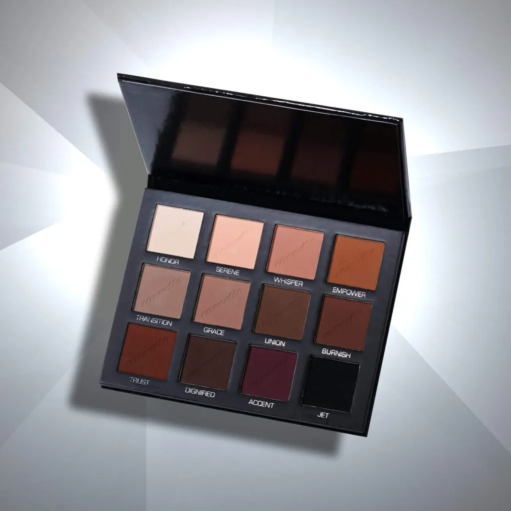 Cozzette Beauty Eyeshadow Palette in 12 Universal Matte Shades