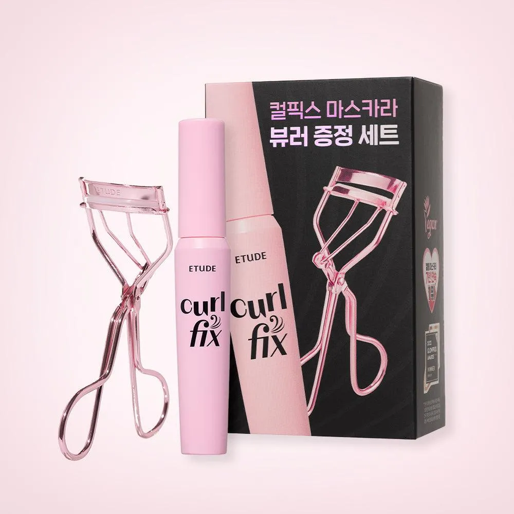 ETUDE Curl Fix Mascara & Eyelash Curler Set