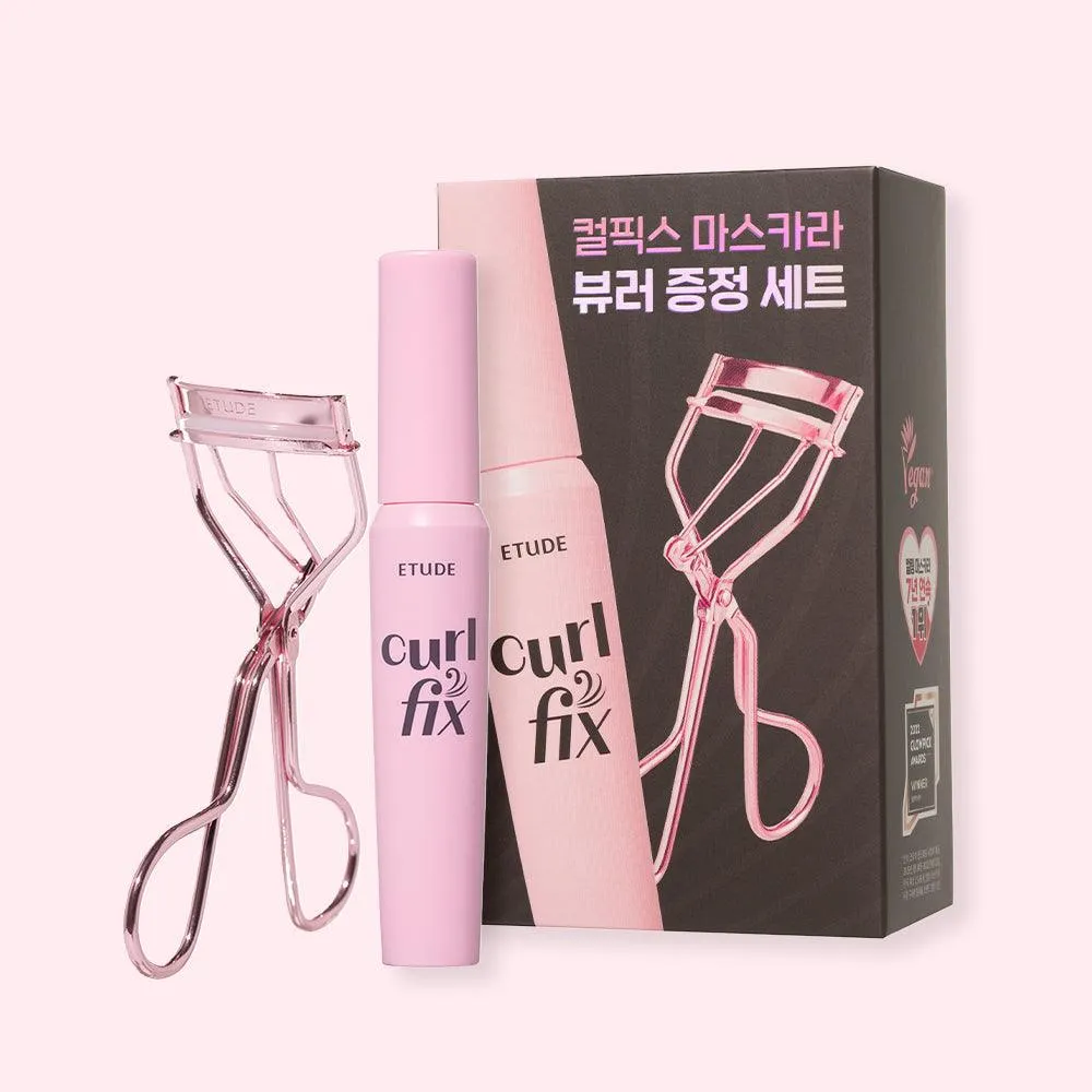 ETUDE Curl Fix Mascara & Eyelash Curler Set