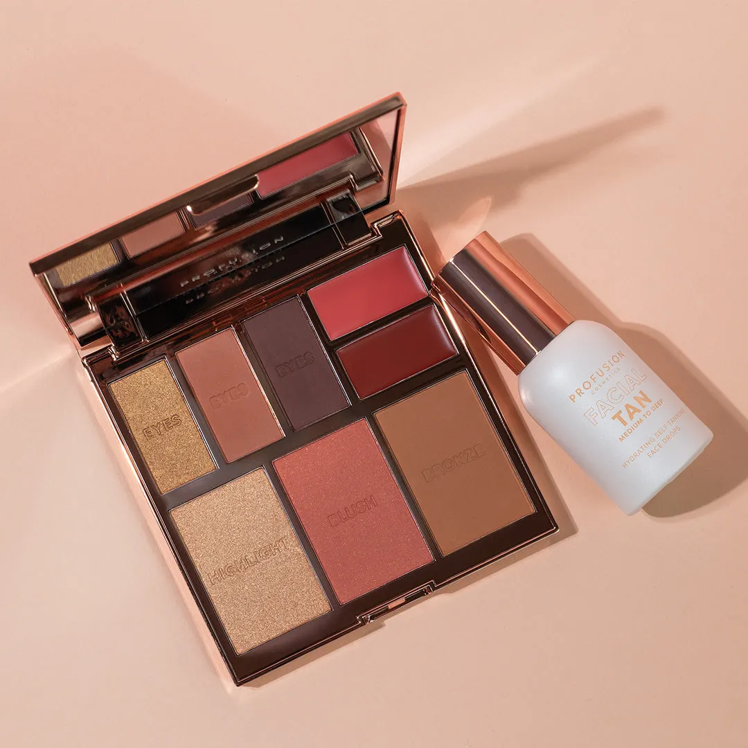 FULL FACE PALETTE RADIANCE | 8 SHADE EYE, FACE & LIP PALETTE
