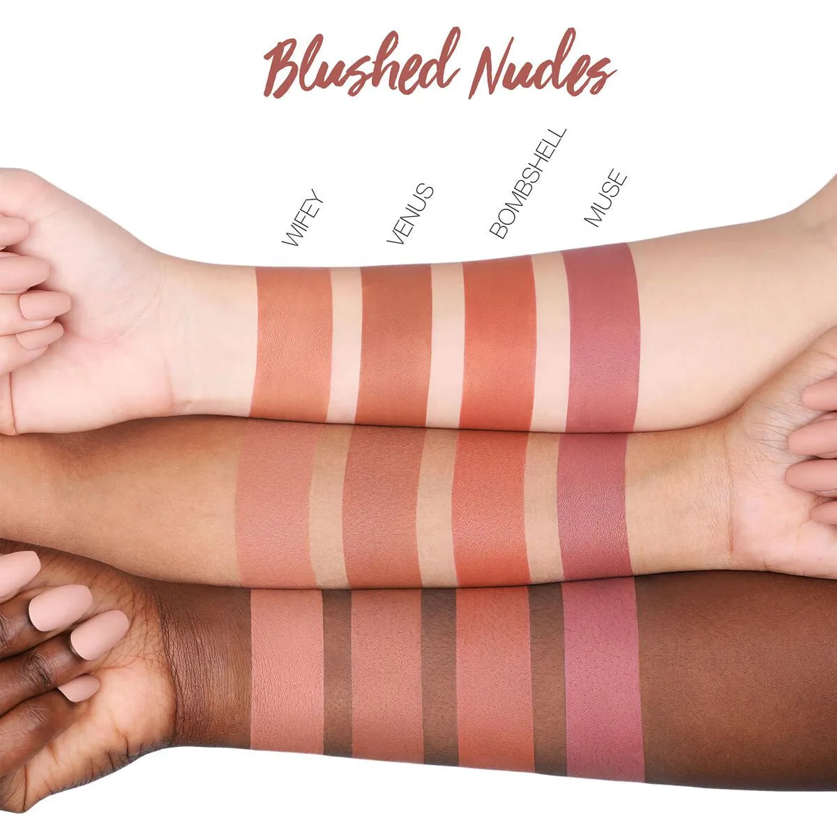Huda Beauty Liquid Matte Minis Blushed Nudes