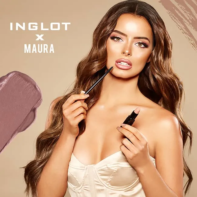 Inglot x Maura Naughty Nudes Lipsatin Lipstick Discontinued