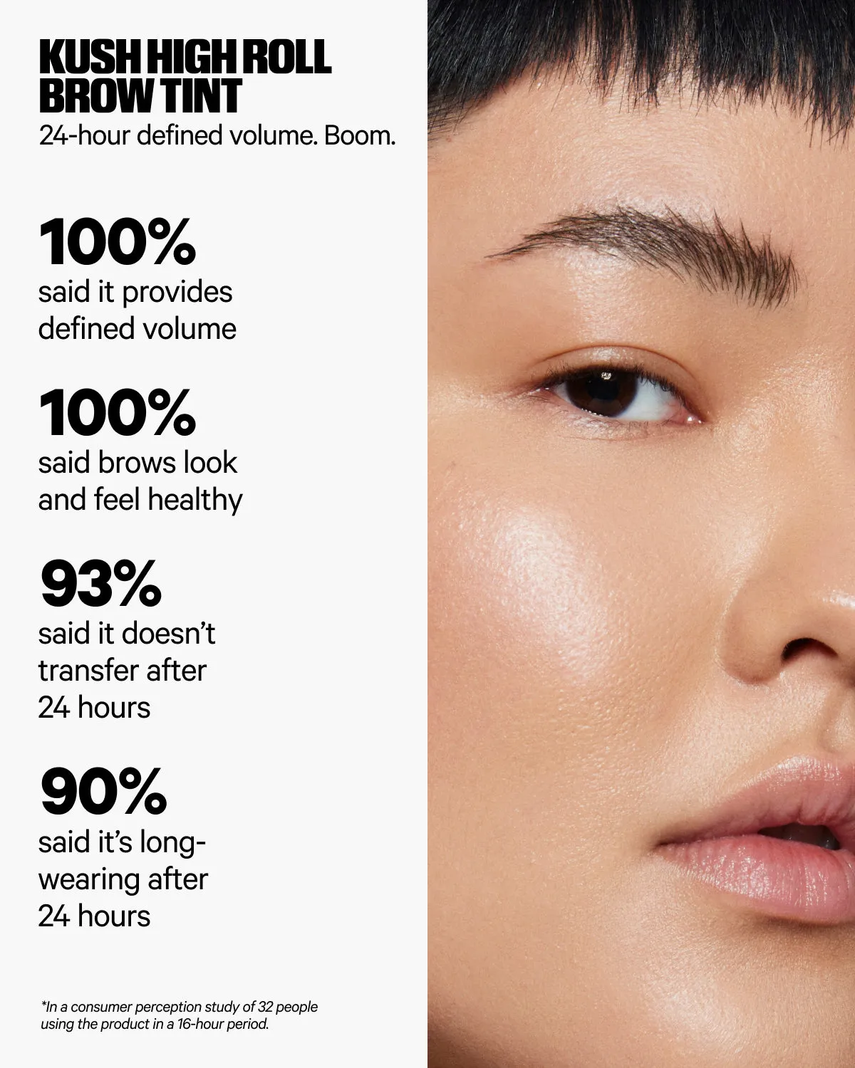 KUSH High Roll Defining   Volumizing Brow Tint