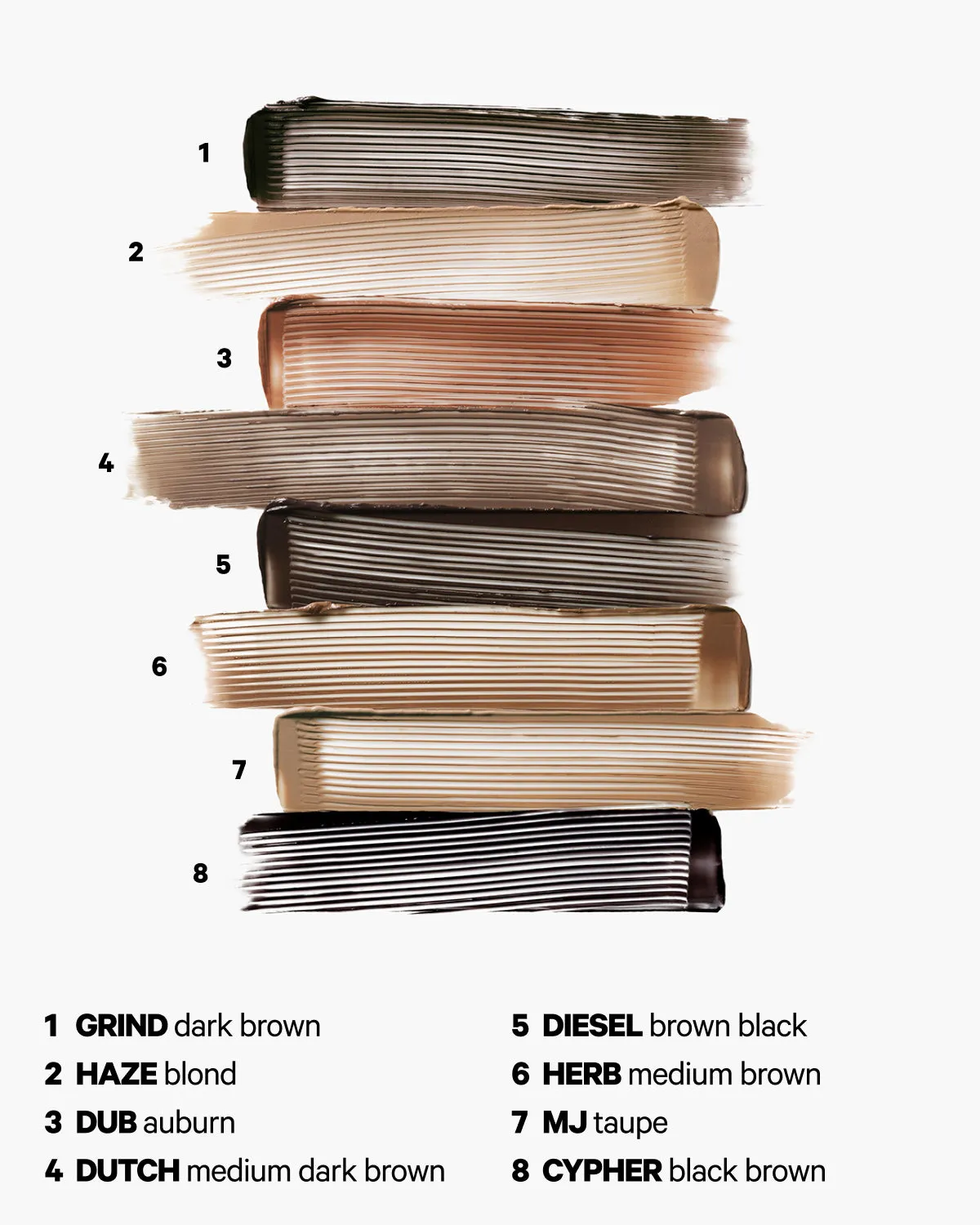 KUSH High Roll Defining   Volumizing Brow Tint
