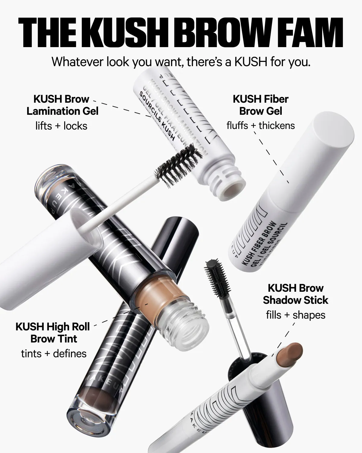 KUSH High Roll Defining   Volumizing Brow Tint
