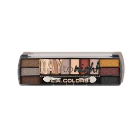 L.A. COLORS - Day To Night 12 Color Eyeshadow Sundown - 0.28 oz.. (8 g)