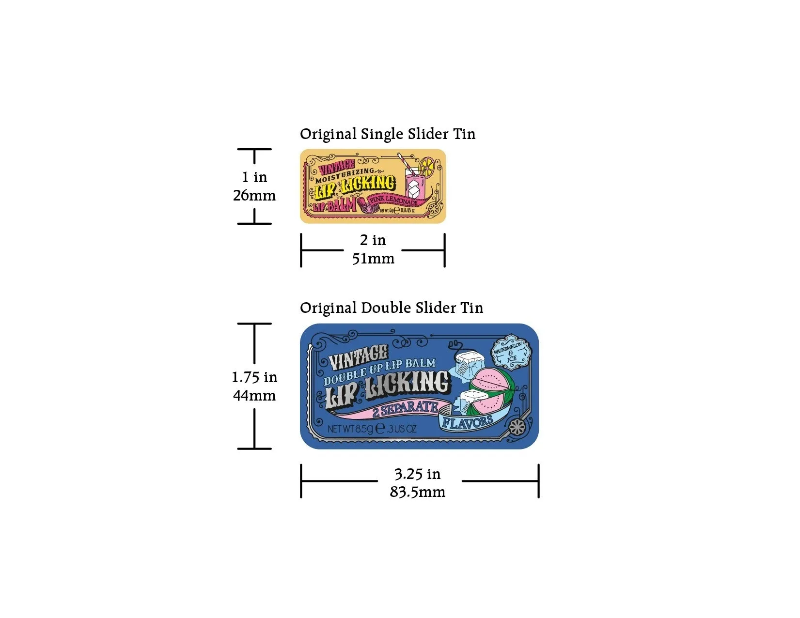 Lemonade & Lime Double Up Lip Licking Flavored Lip Balm