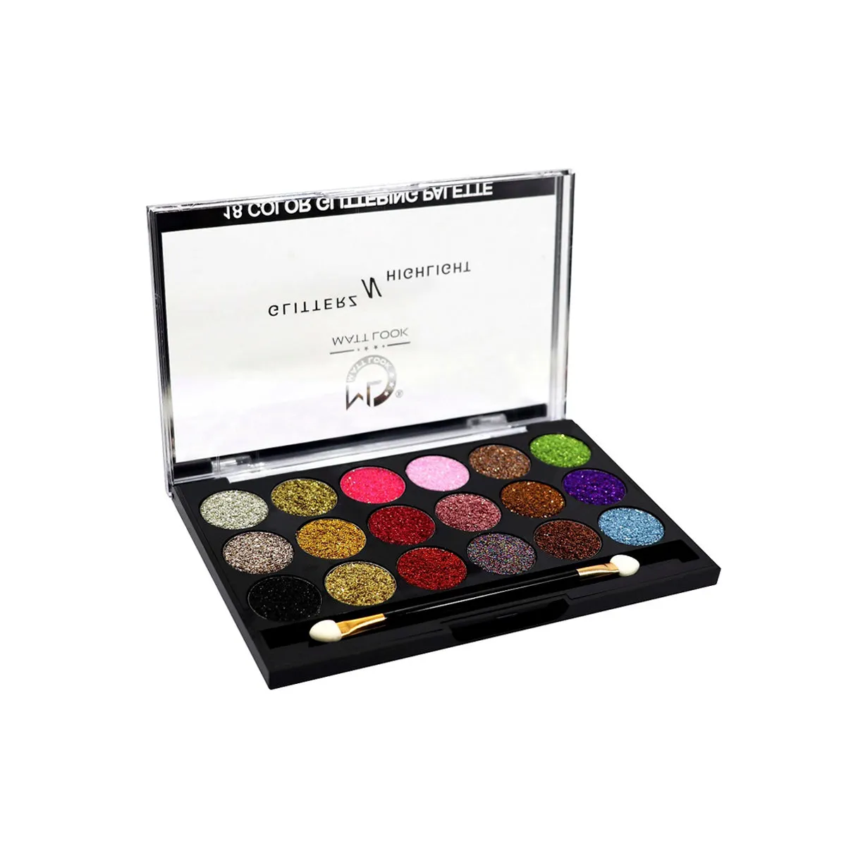 Mattlook Eyeshadow Glitterz with 18 Color