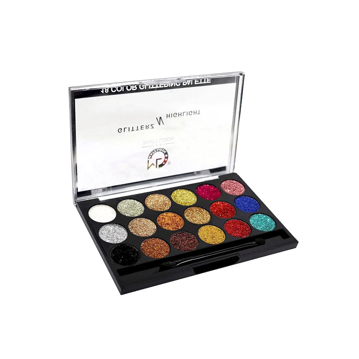 Mattlook Eyeshadow Glitterz with 18 Color