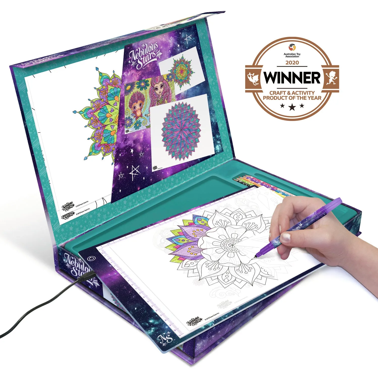 Nebulous Stars Tracing Light Pad