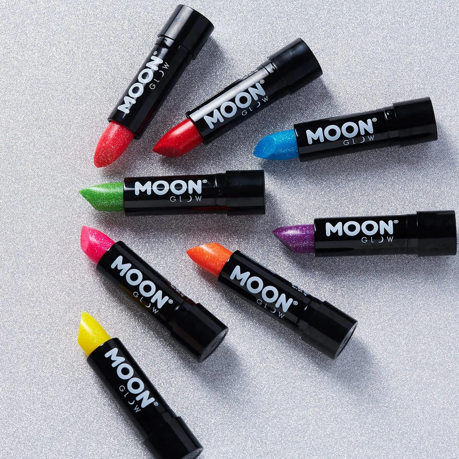 Neon UV Glitter Lipstick,5g Green