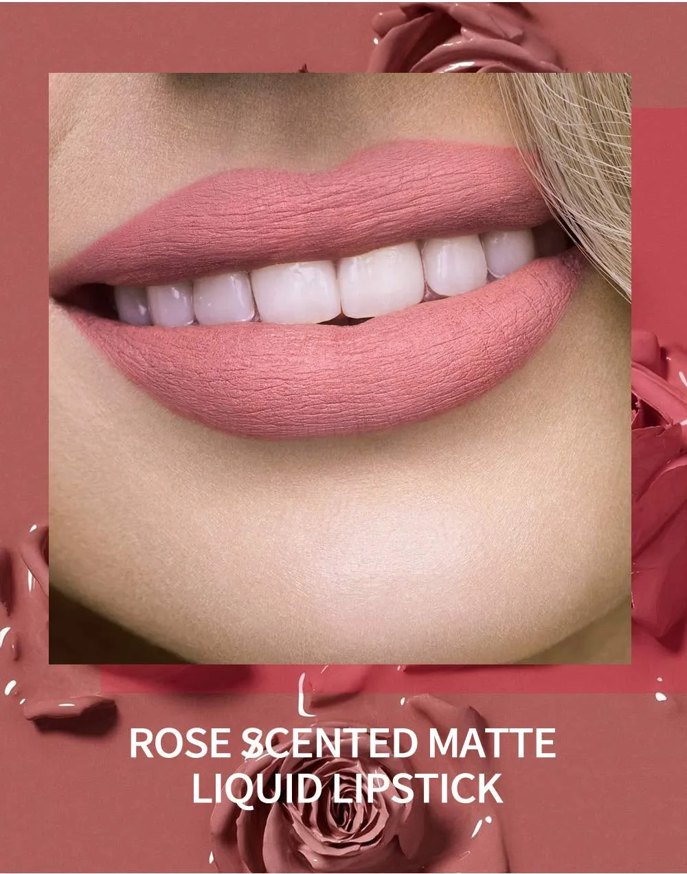 Nude Matte Liquid Lipstick Set - 6 Waterproof, Long-Lasting Shades for Effortless Glamour
