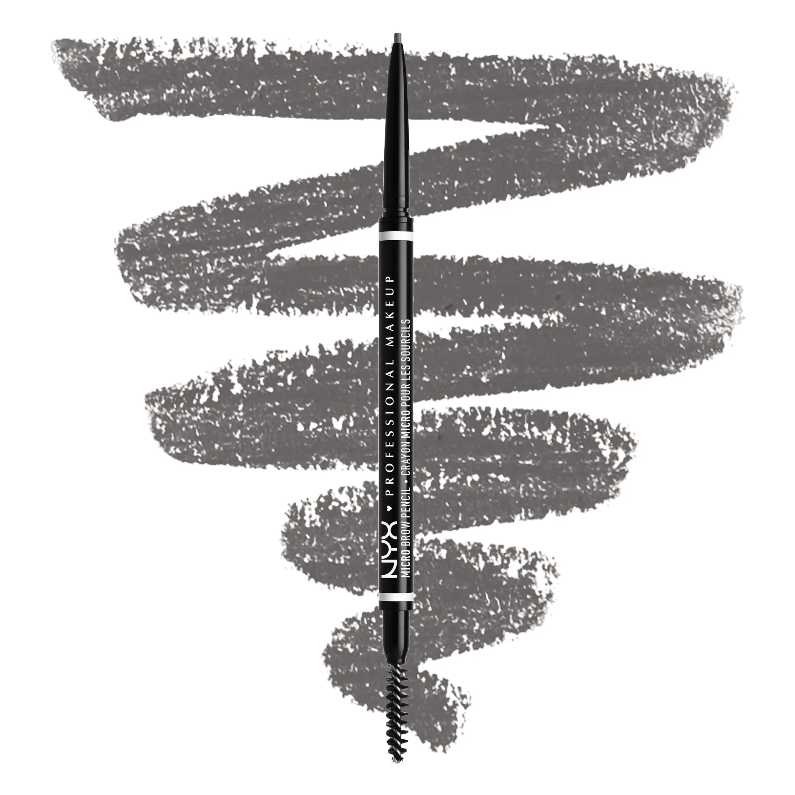 NYX PROFESSIONAL MAKEUP, Micro Brow Pencil, Precise Eyebrow Pencil - GREY