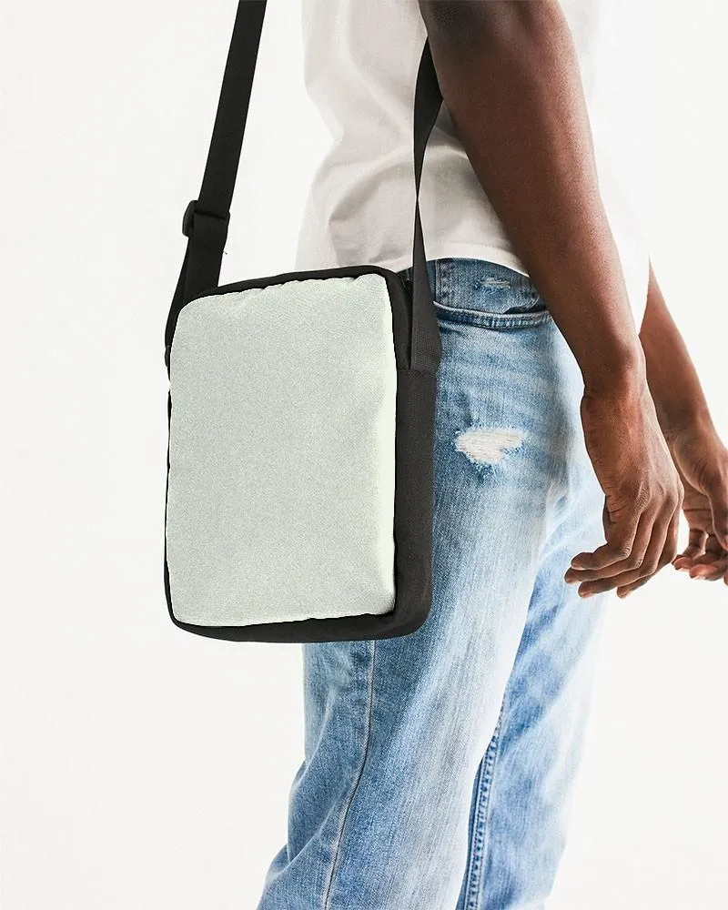Pale Warm Green Messenger Pouch | Bright Pale Warm Green | C5M0Y10K0