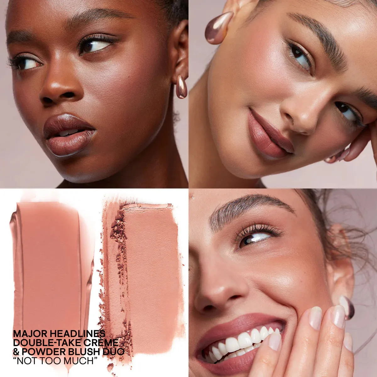 Patrick Ta - Major Headlines Double Take Cream Powder Blush Duo - NOT TOO MUCH