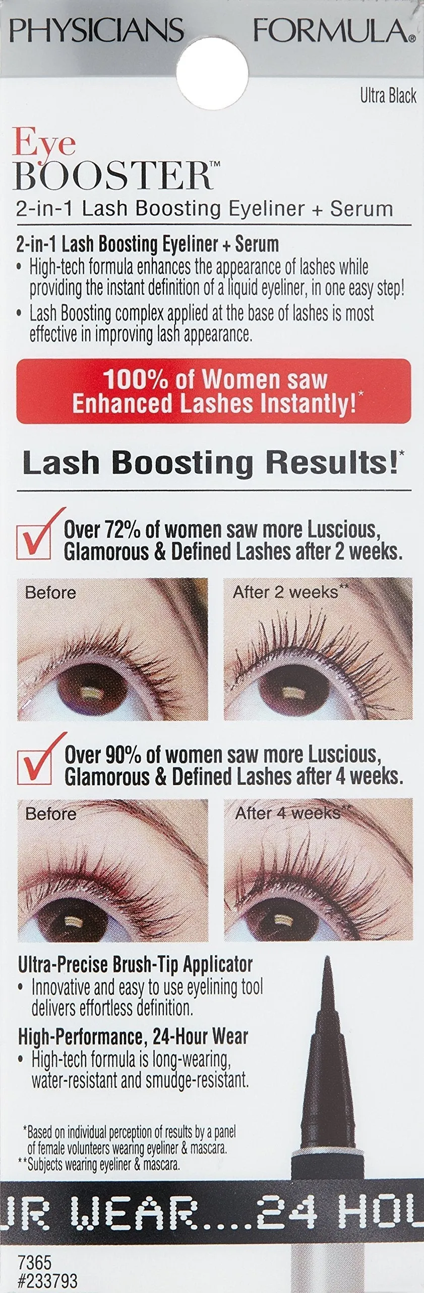 Physicians Formula Eye Booster 2-in-1 Lash Boosting Eyeliner   Serum, Ultra Black