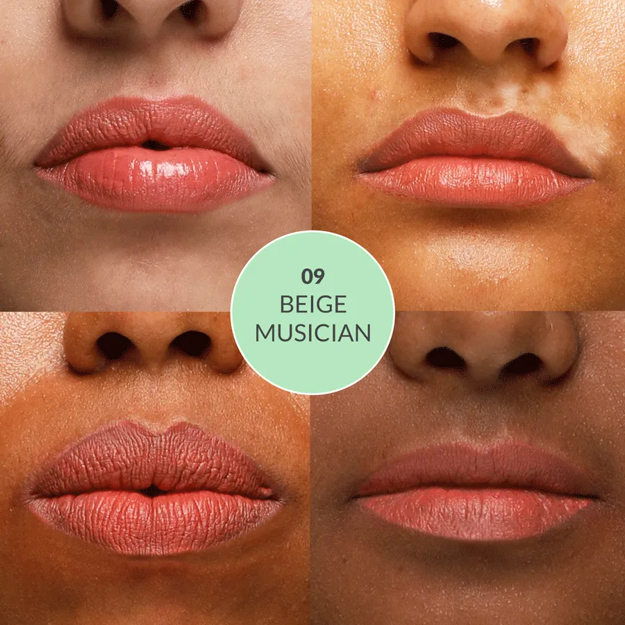 Satin Matte Lipstick Beige Musician 09