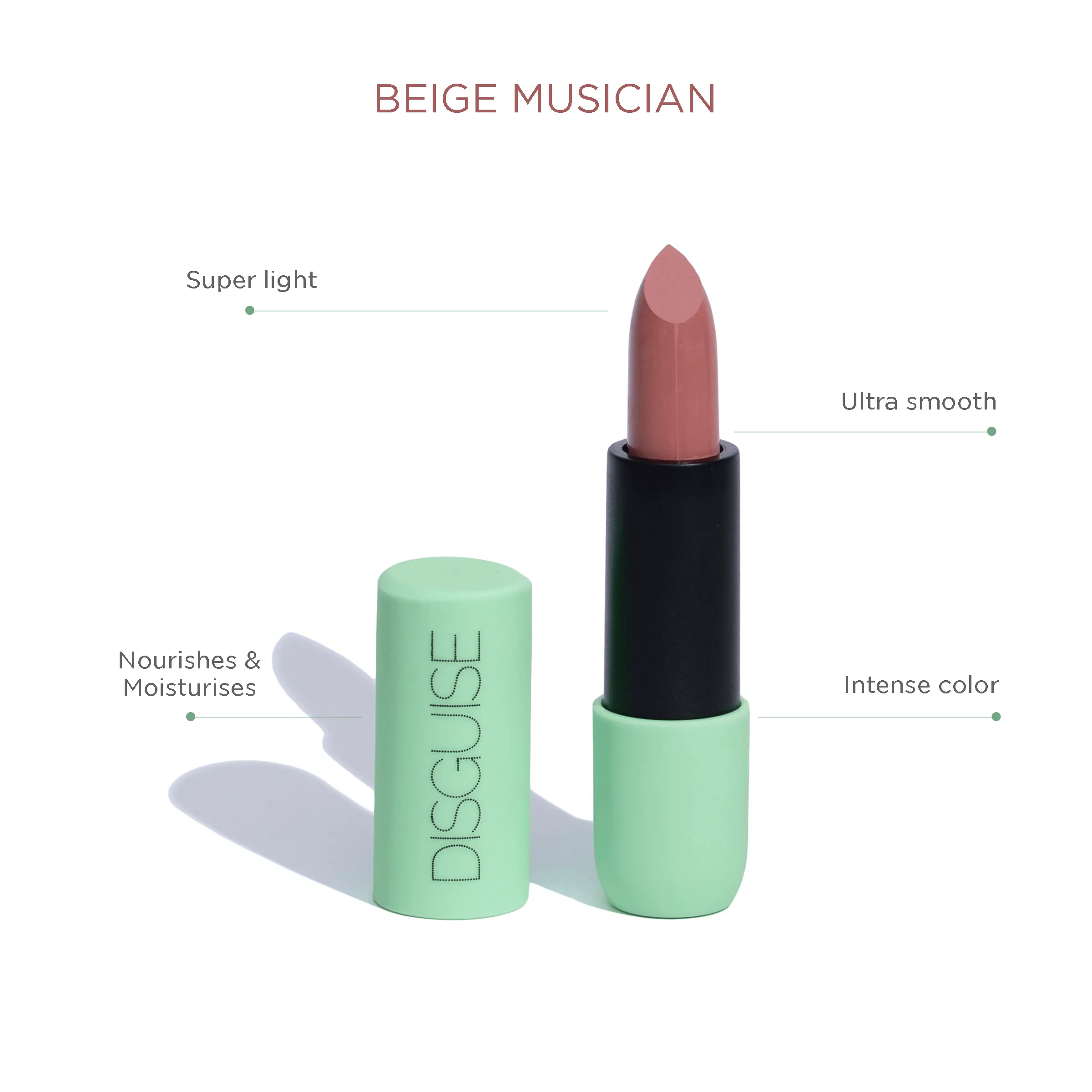 Satin Matte Lipstick Beige Musician 09