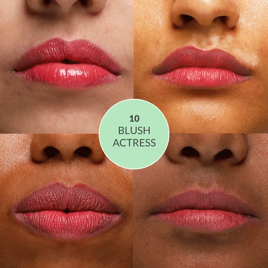 Satin Matte Lipstick Blush Actress 10