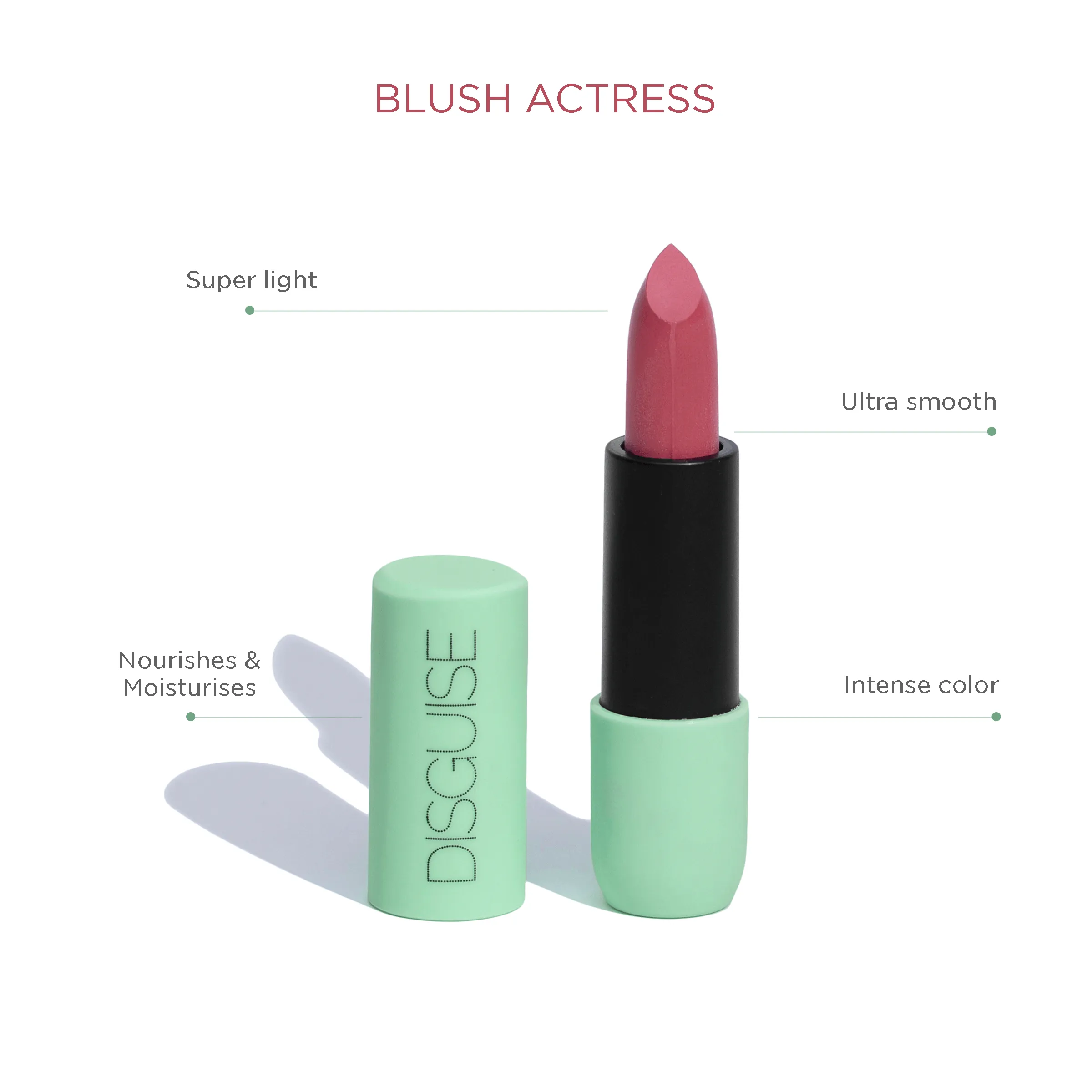 Satin Matte Lipstick Blush Actress 10