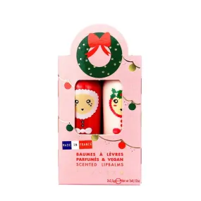 Set of 2 Lip Balm Xmas Garland - اكسسوارات التجميل