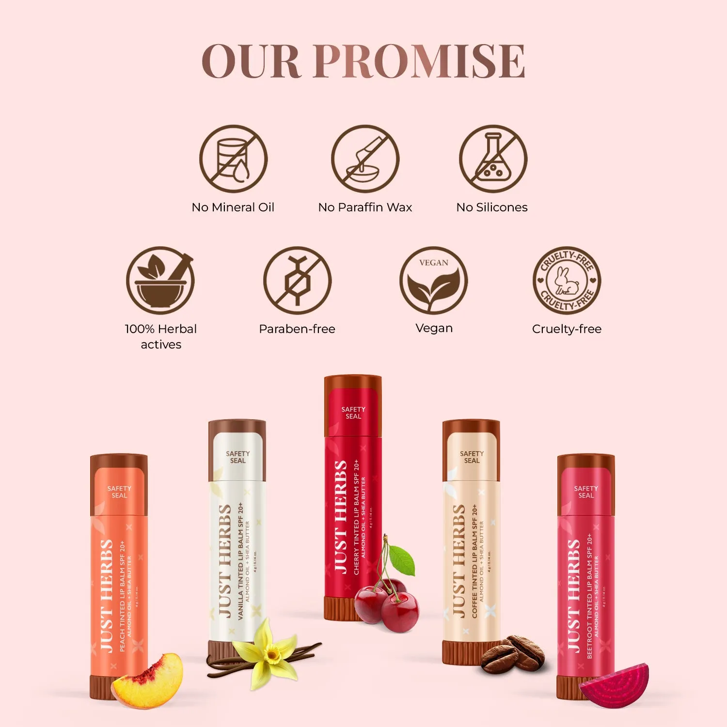 Tinted Lip Balms SPF 20 