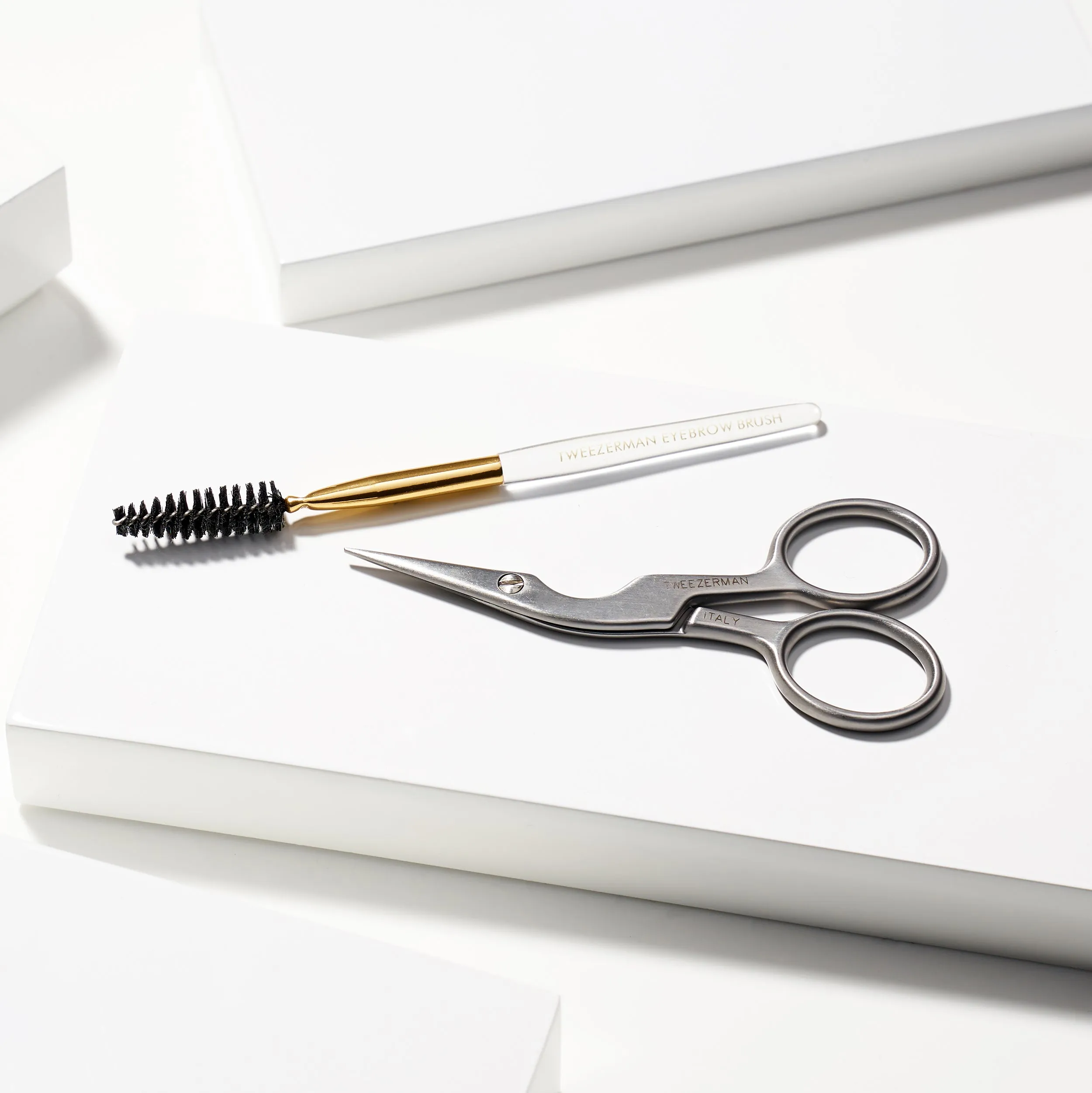 Tweezerman Brow Shaping Scissors & Brush